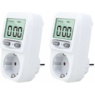 Vision Tigrezy 2pc Wattmetre Prise, Intelligente Portable Prise Compteur D'Énergie Avec L'Écran D'Affichage À Cristaux Liquides, Protection Contre Les Surcharges, Puissance Maximum 3680w, Pour Domicile - Publicité Vision Tigrezy 2pc Wattmetre Prise, Intelligente Portable Prise Compteur D'Énergie Avec L'Écran D'Affichage À Cristaux Liquides, Protection Contre Les Surcharges, Puissance Maximum 3680w, Pour Domicile - Publicité