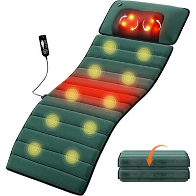 OEM Coussin De Massage Électrique Multifonction Corps Complet (sans Massage Des Jambes), Mousse Mémoire, 155×50×3cm, Massage Épaules/cou/dos/hanches Avec Chaleur Thérapeutique - Publicité OEM Coussin De Massage Électrique Multifonction Corps Complet (sans Massage Des Jambes), Mousse Mémoire, 155×50×3cm, Massage Épaules/cou/dos/hanches Avec Chaleur Thérapeutique - Publicité