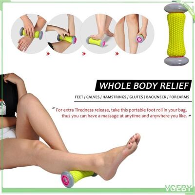 OEM Rouleau De Massage Des Pieds - Fafeicy - Rouleau Talon - Acupression - Pvc+tpe - 17x7x7 Cm - Publicité OEM Rouleau De Massage Des Pieds - Fafeicy - Rouleau Talon - Acupression - Pvc+tpe - 17x7x7 Cm - Publicité
