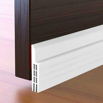 Vision Tigrezy Calfeutrer Bas De Porte, Bande D'Etanchéité En Silicone Souple Isolant Phonique Thermique Anti Bruit Poussière Stop À L'Air Froid Anti Souris Fourmi Cafard Insectes (5 X 100 Cm, Blanc) - Publicité Vision Tigrezy Calfeutrer Bas De Porte, Bande D'Etanchéité En Silicone Souple Isolant Phonique Thermique Anti Bruit Poussière Stop À L'Air Froid Anti Souris Fourmi Cafard Insectes (5 X 100 Cm, Blanc) - Publicité