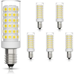 AEATHU 6 Pack E14 Led Ampoule 9w Équivalent Halogène 75w, Blanc Froid 6000k Non-dimmable 360°angle Faisceau Pour Hotte Aspirante Lampe De Chevet Cuisine - Publicité AEATHU 6 Pack E14 Led Ampoule 9w Équivalent Halogène 75w, Blanc Froid 6000k Non-dimmable 360°angle Faisceau Pour Hotte Aspirante Lampe De Chevet Cuisine - Publicité