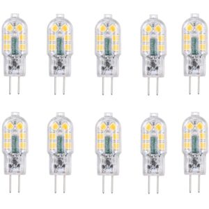 WANCLE Ampoule Led G4 2w, 20w Ampoules Halogènes Équivalentes, Blanc Froid 6000k,200lm,12x Smd,12v Ac/dc-pack De 10 - Publicité WANCLE Ampoule Led G4 2w, 20w Ampoules Halogènes Équivalentes, Blanc Froid 6000k,200lm,12x Smd,12v Ac/dc-pack De 10 - Publicité