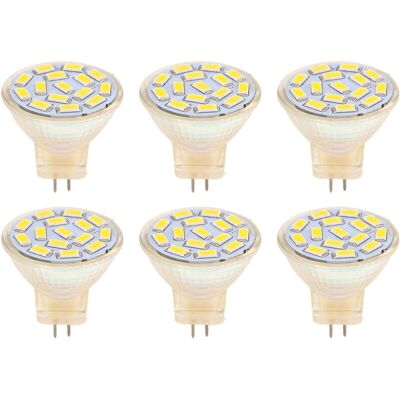 URSUS Jeffergarden Ampoule Led Gu4 270lm 15led, Ampoule À Économie D'Énergie Mr11, Perles De Lampe Sur Piste 12v 3w, Lumière Chaude 3000k, 6 Pièces - Publicité URSUS Jeffergarden Ampoule Led Gu4 270lm 15led, Ampoule À Économie D'Énergie Mr11, Perles De Lampe Sur Piste 12v 3w, Lumière Chaude 3000k, 6 Pièces - Publicité
