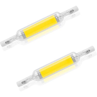 Melissa Lot De 2 Ampoules Led R7s 10 W 78 Mm À Intensité Variable Blanc Froid 6000-6500 K 100 W Halogène J78 De Remplacement, Tube De Base R7s À Double Extrémité, Angle De Faisceau 360, Économie D'Énergie. Publicité Melissa Lot De 2 Ampoules Led R7s 10 W 78 Mm À Intensité Variable Blanc Froid 6000-6500 K 100 W Halogène J78 De Remplacement, Tube De Base R7s À Double Extrémité, Angle De Faisceau 360, Économie D'Énergie. Publicité