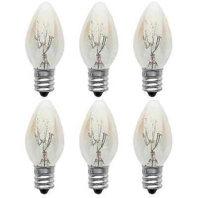 ECLEANFY 10 Ampoules E12 220-240 V 10 W C7 À Filament Blanc Chaud/ampoule Tungstène - Publicité ECLEANFY 10 Ampoules E12 220-240 V 10 W C7 À Filament Blanc Chaud/ampoule Tungstène - Publicité