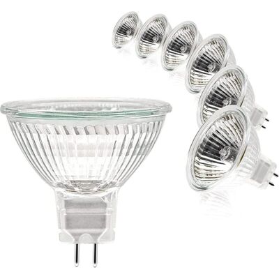Melissa Ampoules Halogènes, Ampoule Spot Mr16, Ampoule 12v 20w, Ampoule Gu5.3 Ampoule Mr16 Dimmable, 2 Broches Ampoules Halogène Blanc Chaud 2700k, Couvercle En Verre Pour Plafonnier, Pack De 6 - Publicité Melissa Ampoules Halogènes, Ampoule Spot Mr16, Ampoule 12v 20w, Ampoule Gu5.3 Ampoule Mr16 Dimmable, 2 Broches Ampoules Halogène Blanc Chaud 2700k, Couvercle En Verre Pour Plafonnier, Pack De 6 - Publicité