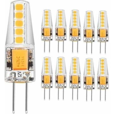 ABYSSE -g4 Led Ampoule 3w Ac/dc 12v Equivalent 30w Ampoule À Halogène Blanc Chaud 3000k 2835 Smd 300 Lm, Non-dimmable, 360° Angle De Faisceau(lot De 10) - Publicité ABYSSE -g4 Led Ampoule 3w Ac/dc 12v Equivalent 30w Ampoule À Halogène Blanc Chaud 3000k 2835 Smd 300 Lm, Non-dimmable, 360° Angle De Faisceau(lot De 10) - Publicité
