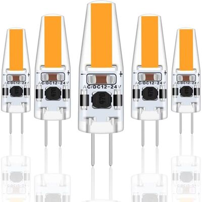 Melissa G4 Led 3w 12v Ac/dc Ampoules, G4 3w Led Équivalent 30w Ampoule Halogène, 300lm, Blanc Chaud 2700k, Non Dimmable, Lot De 5 - Publicité Melissa G4 Led 3w 12v Ac/dc Ampoules, G4 3w Led Équivalent 30w Ampoule Halogène, 300lm, Blanc Chaud 2700k, Non Dimmable, Lot De 5 - Publicité