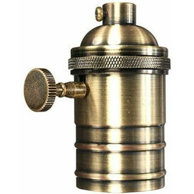 BRINSEA Porte-ampoule En Laiton 1 Pièce, Douille E26/e27 En Cuivre Antique Vintage, Fonepro, Ensoleillé - Publicité BRINSEA Porte-ampoule En Laiton 1 Pièce, Douille E26/e27 En Cuivre Antique Vintage, Fonepro, Ensoleillé - Publicité
