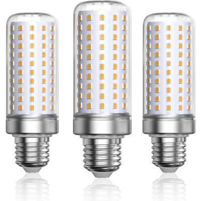 Melissa Ampoule Led E27 Blanc Chaud 3000k, 1800lm, Équivaut À Ampoule Halogène 200w Lampe,ampoules Maïs Lampe Led E27 Pour Salon, Lustre, Porche (non Dimmable,lot De 3) - Publicité Melissa Ampoule Led E27 Blanc Chaud 3000k, 1800lm, Équivaut À Ampoule Halogène 200w Lampe,ampoules Maïs Lampe Led E27 Pour Salon, Lustre, Porche (non Dimmable,lot De 3) - Publicité