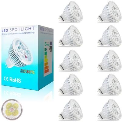 Cellfast Ampoule Led - Tld 10x - Mr16 - 4w - Blanc Froid - 300lm - 30000 Heures De Vie - Publicité Cellfast Ampoule Led - Tld 10x - Mr16 - 4w - Blanc Froid - 300lm - 30000 Heures De Vie - Publicité
