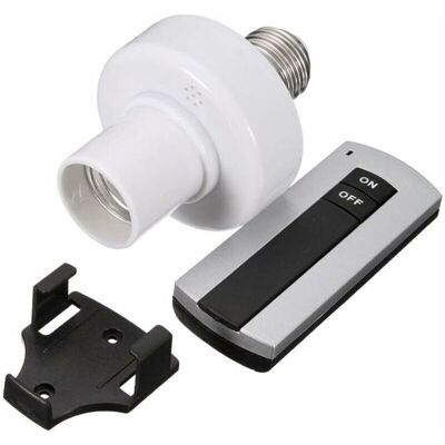PELTOR E27 220v Télécommande Sans Fil Lampe De Lumière Ampoule Porte-capuchon Douille Commutateur - Publicité PELTOR E27 220v Télécommande Sans Fil Lampe De Lumière Ampoule Porte-capuchon Douille Commutateur - Publicité