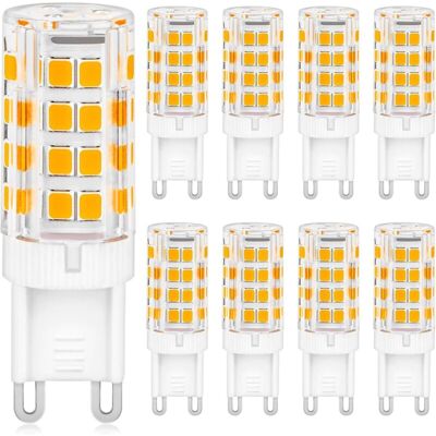Melissa Ampoules Led G9, Ampoule G9 5w Blanc Chaud 3000k 500lm Équivalen 50w Halogène, Ac 85-265v Dimmable Sans Scintillement Économie Ampoules Pour Chambre Salon Cuisine Jardin, Lot De 8 [classe Énergétique - Publicité Melissa Ampoules Led G9, Ampoule G9 5w Blanc Chaud 3000k 500lm Équivalen 50w Halogène, Ac 85-265v Dimmable Sans Scintillement Économie Ampoules Pour Chambre Salon Cuisine Jardin, Lot De 8 [classe Énergétique - Publicité