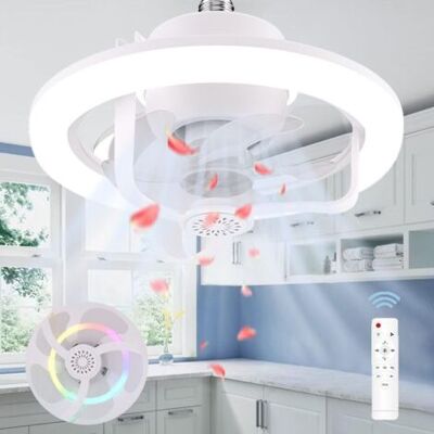 SCORPIO Ventilateurs Plafond Avec Lumière,ampoule Ventilateur Plafond E27,lampe De Ventilateur E27,ventilateur De Plafond Avec Lumière Et Télécommande,ventilateur Plafond Silencieux Avec 50w Led Lampe [classe - Publicité SCORPIO Ventilateurs Plafond Avec Lumière,ampoule Ventilateur Plafond E27,lampe De Ventilateur E27,ventilateur De Plafond Avec Lumière Et Télécommande,ventilateur Plafond Silencieux Avec 50w Led Lampe [classe - Publicité