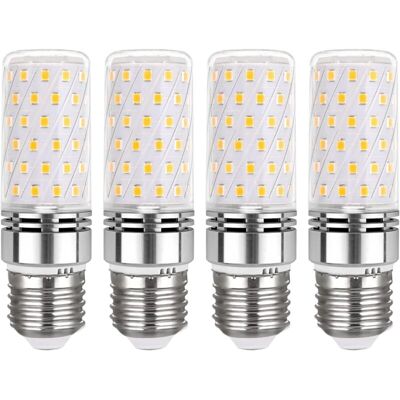 Melissa Ampoule E27 Mais Led 16w Blanc Chaud 3000k, 1450lm, 360° Lumière, Équivalent Halogène E27 100 Watt, Ac 230v, Non-dimmable, Lampe Led E27 Mais Chaud Pour Plafonnier, Lot De 4 - Publicité Melissa Ampoule E27 Mais Led 16w Blanc Chaud 3000k, 1450lm, 360° Lumière, Équivalent Halogène E27 100 Watt, Ac 230v, Non-dimmable, Lampe Led E27 Mais Chaud Pour Plafonnier, Lot De 4 - Publicité