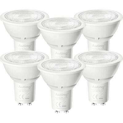 ACKERMAN Ampoules Led Gu10, 6 Pièces 2w (remplacent 40w), 360lm, Spots Led Réflecteurs Lumière Blanc Chaud 3000k, Angle D'Éclairage 38°, Non Dimmable, Classe D'Efficacité Énergétique A - Publicité ACKERMAN Ampoules Led Gu10, 6 Pièces 2w (remplacent 40w), 360lm, Spots Led Réflecteurs Lumière Blanc Chaud 3000k, Angle D'Éclairage 38°, Non Dimmable, Classe D'Efficacité Énergétique A - Publicité