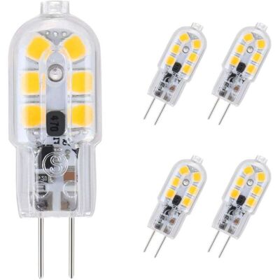 Scotch G4 Led Ampoule,5-pack Ampoule Led G4 2w Économie Ac/dc 12v 180lm 3000k - Publicité Scotch G4 Led Ampoule,5-pack Ampoule Led G4 2w Économie Ac/dc 12v 180lm 3000k - Publicité