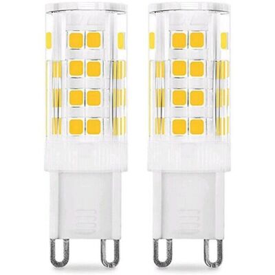 URSUS Ampoule Led 5w (équivalent 50w Ampoules Halogènes), 450lm, 220v, Blanc Froid 6000k, Ac100-240v, Non-dimmable, Économie D'Énergie, Base En Céramique, Culot G9 Standard, Lot De 6 [classe Énergétique - Publicité URSUS Ampoule Led 5w (équivalent 50w Ampoules Halogènes), 450lm, 220v, Blanc Froid 6000k, Ac100-240v, Non-dimmable, Économie D'Énergie, Base En Céramique, Culot G9 Standard, Lot De 6 [classe Énergétique - Publicité