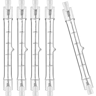 MOXIE Aougo – Lot De 5 Ampoules Halogènes R7s 300w 230v – 3000 Lumens – 118mm – Blanc Chaud 2700k – Dimmable Pour Éclairage Professionnel - Publicité MOXIE Aougo – Lot De 5 Ampoules Halogènes R7s 300w 230v – 3000 Lumens – 118mm – Blanc Chaud 2700k – Dimmable Pour Éclairage Professionnel - Publicité