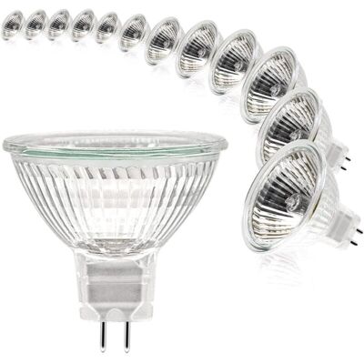 MOXIE Ampoules Halogènes, Ampoule Spot Mr16, Ampoule 12v 35w, Ampoule Gu5.3 Ampoule Mr16 Dimmable, 2 Broches Ampoules Halogène Blanc Chaud 2700k, Pack De 12 (mr16-35w-12p) - Publicité MOXIE Ampoules Halogènes, Ampoule Spot Mr16, Ampoule 12v 35w, Ampoule Gu5.3 Ampoule Mr16 Dimmable, 2 Broches Ampoules Halogène Blanc Chaud 2700k, Pack De 12 (mr16-35w-12p) - Publicité
