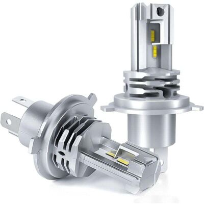 URSUS Eclairage Pour Voiture,ampoule H4 Led, 6500k Blanc Pour Voiture De 12v-24v Hi/lo Beam Kit D'Ampoule Phare De Conversion. (2 Pcs) - Publicité URSUS Eclairage Pour Voiture,ampoule H4 Led, 6500k Blanc Pour Voiture De 12v-24v Hi/lo Beam Kit D'Ampoule Phare De Conversion. (2 Pcs) - Publicité