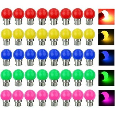 Scotch Ampoule Led Couleur B22 3w Équivalente 30w 300lm Ac 220v B22 Baïonnette Ampoules Guirlande Couleur Led Ampoules Multicolore Pour Maison Bar Fête Décoration D'Ambiance - Lot De 40 [classe Énergétique A - Publicité Scotch Ampoule Led Couleur B22 3w Équivalente 30w 300lm Ac 220v B22 Baïonnette Ampoules Guirlande Couleur Led Ampoules Multicolore Pour Maison Bar Fête Décoration D'Ambiance - Lot De 40 [classe Énergétique A - Publicité