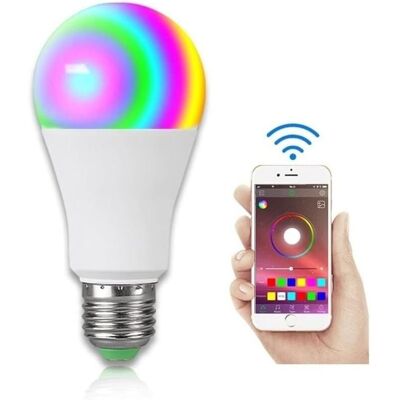 MOXIE Ampoules Led 15w Smart Led Ampoule E27 Rgbw Bluetooth 85-265v 20 Couleurs Magiques Modes Musique Fonction De Contrôle For Home Hôtel Bar - Publicité MOXIE Ampoules Led 15w Smart Led Ampoule E27 Rgbw Bluetooth 85-265v 20 Couleurs Magiques Modes Musique Fonction De Contrôle For Home Hôtel Bar - Publicité