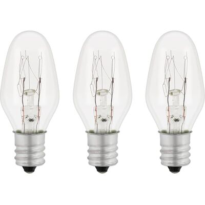 SANS MARQUE E12 7w Ampoule De Remplacement, Blanc Chaud 2700k, 40lm, Ac 230v, Ampoules Incandescentes, Pour Ampoule D'Orientation, Lampe En Cristal À Sel, Lampe En Pierre De Sel, Veilleuse, Lot De 3 - Publicité SANS MARQUE E12 7w Ampoule De Remplacement, Blanc Chaud 2700k, 40lm, Ac 230v, Ampoules Incandescentes, Pour Ampoule D'Orientation, Lampe En Cristal À Sel, Lampe En Pierre De Sel, Veilleuse, Lot De 3 - Publicité