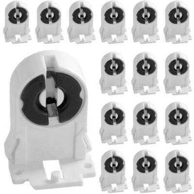 BRAST Support De Lampe Fluorescente G13 T8, 30 Pièces, Support De Lumière Durable, Pieds Fluorescents 2a T8, Capuchon Pour Tube Fluorescent Led - Publicité BRAST Support De Lampe Fluorescente G13 T8, 30 Pièces, Support De Lumière Durable, Pieds Fluorescents 2a T8, Capuchon Pour Tube Fluorescent Led - Publicité