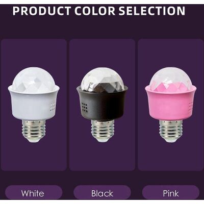FLAMMKRAFT Ampoule Led 3w À Projection, Couleurs Changeantes, Ambiance Karaoké, Décoration Lumineuse Fantôme Rgb Multicolore E27 - Publicité FLAMMKRAFT Ampoule Led 3w À Projection, Couleurs Changeantes, Ambiance Karaoké, Décoration Lumineuse Fantôme Rgb Multicolore E27 - Publicité