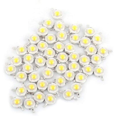 MOXIE 100 Pcs Led Haute Puissance Puce, 1 W Super Bright L'Intensité De L'Émetteur De Lumière Smd Composants Diode Ampoule Lampe Perles Chip Diy Luminaire Pour Projecteur Spot - Publicité MOXIE 100 Pcs Led Haute Puissance Puce, 1 W Super Bright L'Intensité De L'Émetteur De Lumière Smd Composants Diode Ampoule Lampe Perles Chip Diy Luminaire Pour Projecteur Spot - Publicité