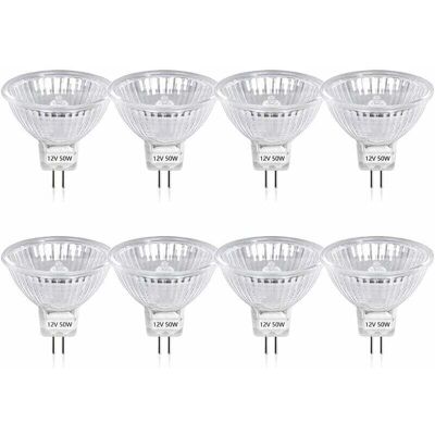 Scotch 50w Gu5.3 Mr16 Ampoule Halogène Dimmable, Dc 12v Basse Tension 2 Broches Base Spotlight Réflecteur Ampoules, 800 Lumen, Blanc Chaud 2800k(8-pcs) - Publicité Scotch 50w Gu5.3 Mr16 Ampoule Halogène Dimmable, Dc 12v Basse Tension 2 Broches Base Spotlight Réflecteur Ampoules, 800 Lumen, Blanc Chaud 2800k(8-pcs) - Publicité