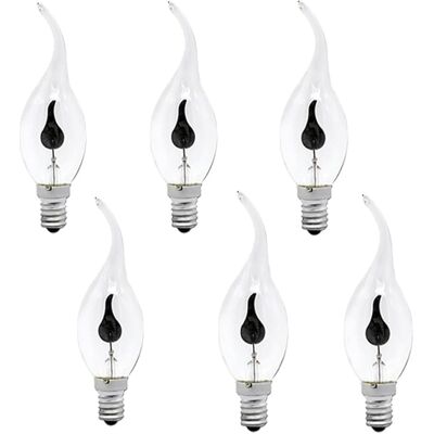 SANS MARQUE 6 Pièces 3w 220v E14 C35 Bougie Ampoule Led Pointe Flamme Nature Feu Lumière Vacillante Bar Vintage Lampe Décoration Maison - Publicité SANS MARQUE 6 Pièces 3w 220v E14 C35 Bougie Ampoule Led Pointe Flamme Nature Feu Lumière Vacillante Bar Vintage Lampe Décoration Maison - Publicité