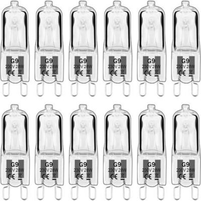 URSUS Ampoule Led G9,ampoule Halogene G9 28w 230v, 350lm 2700k Blanc Chaud Dimmable, G9 Ampoules Capsule, Pour Lustres, Lampes De Paysage, Appliques Murales, Éclairage D'Armoire, Lot De 10 - Publicité URSUS Ampoule Led G9,ampoule Halogene G9 28w 230v, 350lm 2700k Blanc Chaud Dimmable, G9 Ampoules Capsule, Pour Lustres, Lampes De Paysage, Appliques Murales, Éclairage D'Armoire, Lot De 10 - Publicité