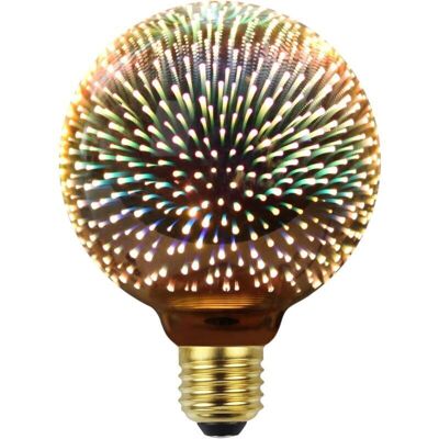 ACKERMAN Ampoule Led Edison 3d Fireworks 4w 220-240v E27 Ampoule Décorative Spéciale (g95) - Publicité ACKERMAN Ampoule Led Edison 3d Fireworks 4w 220-240v E27 Ampoule Décorative Spéciale (g95) - Publicité