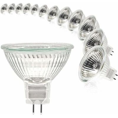 KOMIRO Ampoules Halogènes, Ampoule Spot Mr16, Ampoule 12v 35w, Ampoule Gu5.3 Ampoule Mr16 Dimmable, 2 Broches Ampoules Halogène Blanc Chaud 2700k, Pack De 12 (mr16-35w-12p) - Publicité KOMIRO Ampoules Halogènes, Ampoule Spot Mr16, Ampoule 12v 35w, Ampoule Gu5.3 Ampoule Mr16 Dimmable, 2 Broches Ampoules Halogène Blanc Chaud 2700k, Pack De 12 (mr16-35w-12p) - Publicité