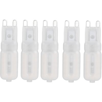 PELTOR Jeffergarden Lot De 5 Ampoules Led G9 À Luminosité Variable, 22 Led Blanches, Pour Éclairage Paysager, 220 V Ca. Publicité PELTOR Jeffergarden Lot De 5 Ampoules Led G9 À Luminosité Variable, 22 Led Blanches, Pour Éclairage Paysager, 220 V Ca. Publicité