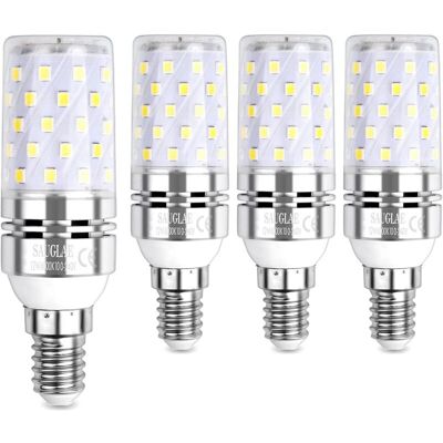 Scotch Bombilla Led Tipo Maíz De 12 W, Equivalente A 100 W, E14, Luz Blanca Fría De 6000 K, 1200 Lm, Paquete De 4 - Publicité Scotch Bombilla Led Tipo Maíz De 12 W, Equivalente A 100 W, E14, Luz Blanca Fría De 6000 K, 1200 Lm, Paquete De 4 - Publicité