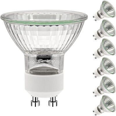 Scotch Ampoules Gu10 50w,gu10 Ampoules Halogènes,ampoule Spot Ac 230v 50w, Gu10 Halogen Ampoules Halogène 2 Broches 35° Angle De Rayonnement 2700k Dimmable Blanc Chaud, Pack De 6, - Publicité Scotch Ampoules Gu10 50w,gu10 Ampoules Halogènes,ampoule Spot Ac 230v 50w, Gu10 Halogen Ampoules Halogène 2 Broches 35° Angle De Rayonnement 2700k Dimmable Blanc Chaud, Pack De 6, - Publicité