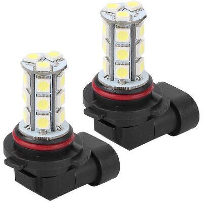 FLAMMKRAFT 2x Hid Blanc Hb3 9005 18smd 5050 Led Ampoule De Feux De Jour, De Brouillard Et De Route Pour Voiture, Lampe 12v - Publicité FLAMMKRAFT 2x Hid Blanc Hb3 9005 18smd 5050 Led Ampoule De Feux De Jour, De Brouillard Et De Route Pour Voiture, Lampe 12v - Publicité