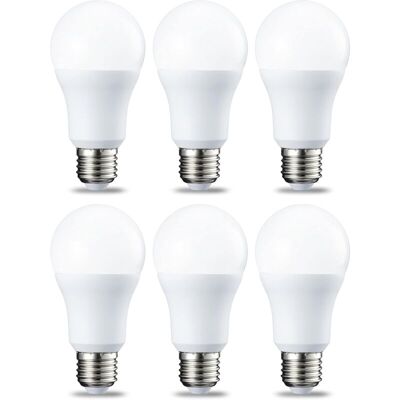 Melissa Lot De 6 Ampoules Led Culot Edison À Vis E27 10 W Blanc Froid Intensité Non Variable - Publicité Melissa Lot De 6 Ampoules Led Culot Edison À Vis E27 10 W Blanc Froid Intensité Non Variable - Publicité
