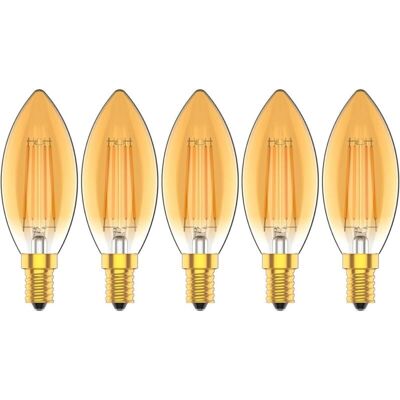 MOXIE Ampoules Bougie À Led E14 4w, 30w Ampoule À Incandescence Équivalent, 2200k Blanc Chaud, 300lm, Cri80+, Petit Culot À Vis, Chandelier Ampoules Led,lot De 5 - Publicité MOXIE Ampoules Bougie À Led E14 4w, 30w Ampoule À Incandescence Équivalent, 2200k Blanc Chaud, 300lm, Cri80+, Petit Culot À Vis, Chandelier Ampoules Led,lot De 5 - Publicité