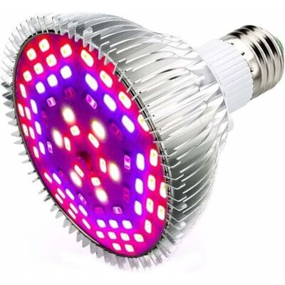 ABYSSE Lampes De Croissance 50w 78led Ampoule Lampe De Croissance Eclairage E27 Pour Plant Avec 7 Longueur D'Onde Ac 85-265v Pour Des Plantes,des Fleurs Et Des Légumes Intérieur/de Serre/de Jardin - Publicité ABYSSE Lampes De Croissance 50w 78led Ampoule Lampe De Croissance Eclairage E27 Pour Plant Avec 7 Longueur D'Onde Ac 85-265v Pour Des Plantes,des Fleurs Et Des Légumes Intérieur/de Serre/de Jardin - Publicité
