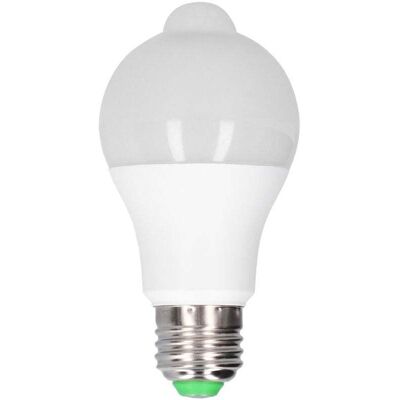 Scotch Ampoule Led E27 Détecteur De Mouvement Pir Pour Couloir Chambre Escalier 85-265v Blanc Chaud - Publicité Scotch Ampoule Led E27 Détecteur De Mouvement Pir Pour Couloir Chambre Escalier 85-265v Blanc Chaud - Publicité