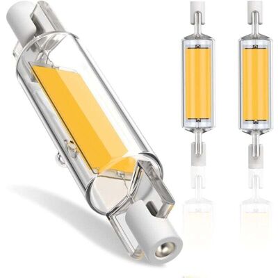 Scotch Ampoule Led R7s 78mm Dimmable 10w 1000lm Blanc Chaud 3000k Faisceau 360° Ac 220-240v Pack De 2 - Publicité Scotch Ampoule Led R7s 78mm Dimmable 10w 1000lm Blanc Chaud 3000k Faisceau 360° Ac 220-240v Pack De 2 - Publicité