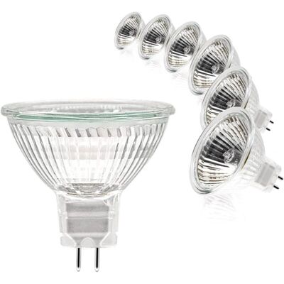 Melissa Ampoules Halogènes, Ampoule Spot Mr16, Ampoule 12v 35w, Ampoule Gu5.3 Ampoule Mr16 Dimmable, 2 Broches Ampoules Halogène Blanc Chaud 2700k, Couvercle En Verre Pour Plafonnier, Pack De 6 - Publicité Melissa Ampoules Halogènes, Ampoule Spot Mr16, Ampoule 12v 35w, Ampoule Gu5.3 Ampoule Mr16 Dimmable, 2 Broches Ampoules Halogène Blanc Chaud 2700k, Couvercle En Verre Pour Plafonnier, Pack De 6 - Publicité