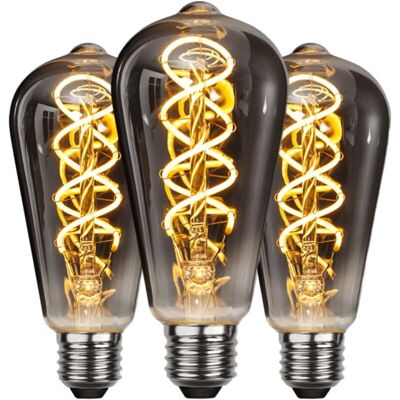 MOXIE Ampoule Led E27 Vintage, Économie D'Énergie, De Style Industriel, Ampoule E27 Lampe Décorative Rétro Antique, 4w Pour Chambre Restaurant Café Bar Bistro, Filament Jaune, 3 Pièces - Publicité MOXIE Ampoule Led E27 Vintage, Économie D'Énergie, De Style Industriel, Ampoule E27 Lampe Décorative Rétro Antique, 4w Pour Chambre Restaurant Café Bar Bistro, Filament Jaune, 3 Pièces - Publicité