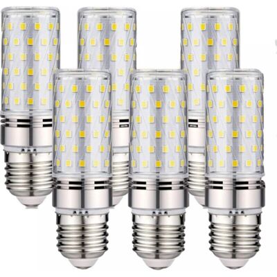 OEM Lot De 6 Ampoules Led E27 -16 W Blanc Froid 6000 K 1600 Lm (équivalent À Une Ampoule Halogène De 150 W) Ac 200-240 V, Non Dimmable, Grand Culot À Visser E27 Led, Angle De Faisceau 360° - Publicité OEM Lot De 6 Ampoules Led E27 -16 W Blanc Froid 6000 K 1600 Lm (équivalent À Une Ampoule Halogène De 150 W) Ac 200-240 V, Non Dimmable, Grand Culot À Visser E27 Led, Angle De Faisceau 360° - Publicité