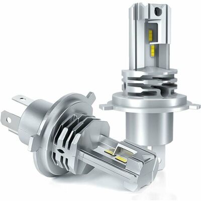 SANS MARQUE Ampoules H4 Led - 6500k - Blanc - Pour Voiture De 12v-24v - Hi/lo Beam - Kit D'Ampoule Phare De Conversion - 2 Pcs - Publicité SANS MARQUE Ampoules H4 Led - 6500k - Blanc - Pour Voiture De 12v-24v - Hi/lo Beam - Kit D'Ampoule Phare De Conversion - 2 Pcs - Publicité