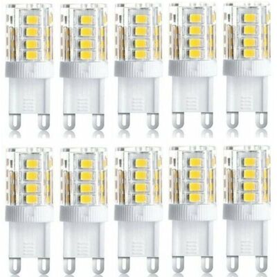 MIZUBATH Lot De 10 Projecteur Led, Lumière Décorative Led, Ampoule Led G9, 5 W Blanc Froid, Ampoules Led À Économie D'énergie, Ampoule Halogène De Rechange, Ac 230 V Non Dimmable - Publicité MIZUBATH Lot De 10 Projecteur Led, Lumière Décorative Led, Ampoule Led G9, 5 W Blanc Froid, Ampoules Led À Économie D'énergie, Ampoule Halogène De Rechange, Ac 230 V Non Dimmable - Publicité